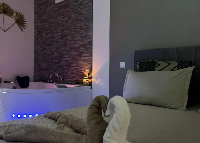 Gold L Amaryllis I Jacuzzi & Sauna Prive I Centre Arrivee Autonome Béziers